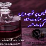 تشخیص پر توجہ دیں ۔ قسط دوم ۔ تحریرو تحقیق/ اظہر عنایت شاہ ، کوہاٹ شہر   