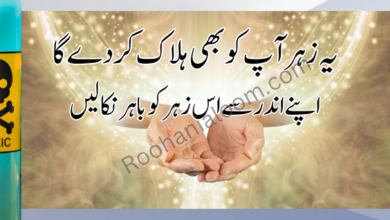 یہ زہر آپ کو بھی ہلاک کردے گا › Roohanialoom - روحانی علوم زہر-ہلاک-کر-دے-گا